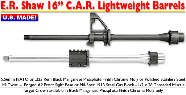 5.56/.223 Lightweight C.A.R. Barrel