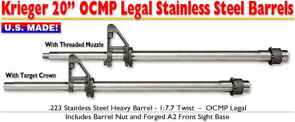 20-inch .223 OCMP Barrels