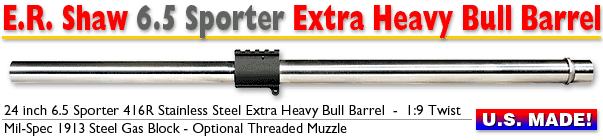 6.5 Sporter Bull Barrel