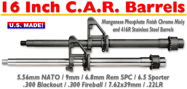 16-inch C.A.R. Barrels