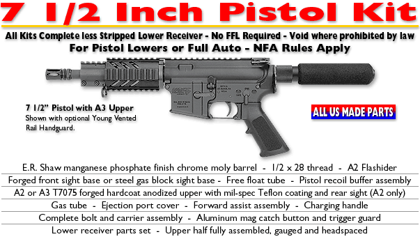 5.56/.223 Pistol-7 1/2 inch