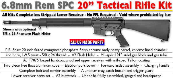 6.8 Rem SPC 20-inch Tactical