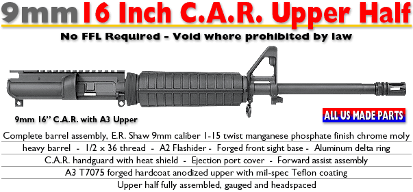 9mm C.A.R. Upper