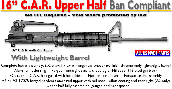 5.56/.223 AWB LW CAR Upper