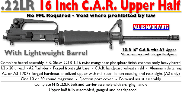 .22LR Lightweight C.A.R. Upper