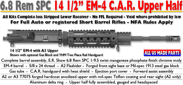 6.8 Rem EM-4 SBR Upper
