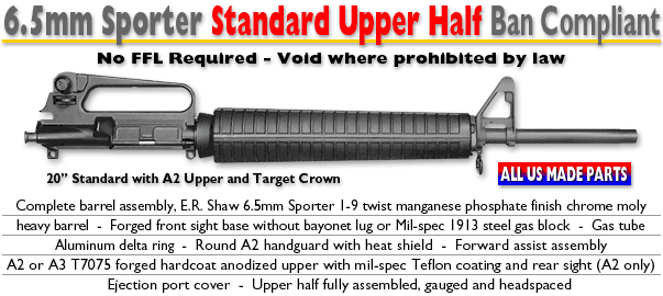 6.5 Sporter AWB Stnd. Upper