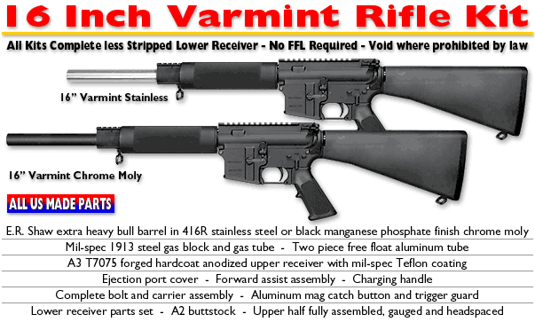 16-inch 5.56/.223 Varmint