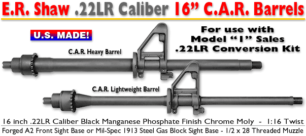 .22LR C.A.R. Barrels