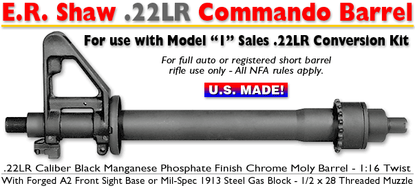 .22LR Commando Barrel