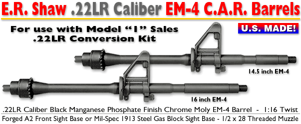 .22LR EM-4 Barrels