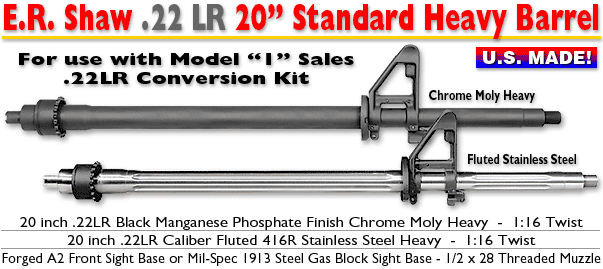 20-inch .22LR Heavy Barrel