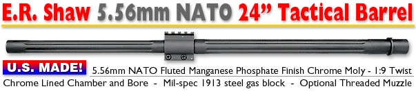 5.56 NATO 24-inch Tactical Barrel