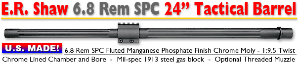 6.8 Rem 24-inch Tactical Barrel