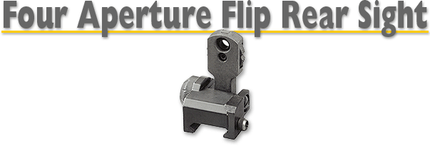 Four Aperture Rear Sight