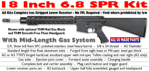 18-inch Mid-Length 6.8 REM