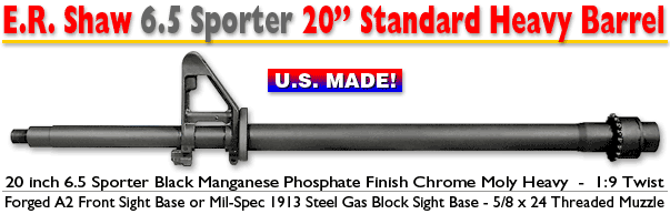 20-inch 6.5 Sporter Heavy Barrel
