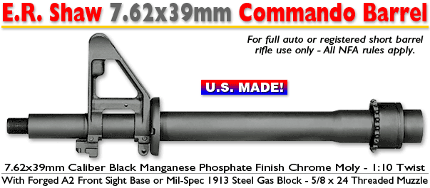 7.62x39 Commando Barrel