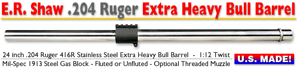 .204 Ruger Bull Barrel