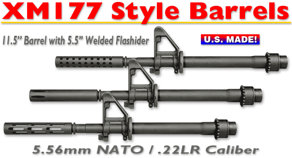 XM177 Style Barrels