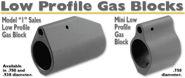 Low Profile Gas Blocks
