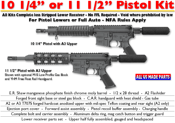 5.56 NATO Pistol-10/11 inch