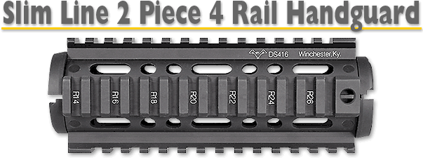 Slim Line 2 Piece Four Rail