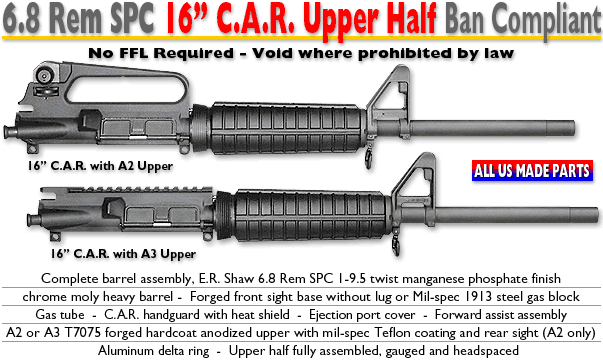 6.8 Rem SPC AWB C.A.R. Upper