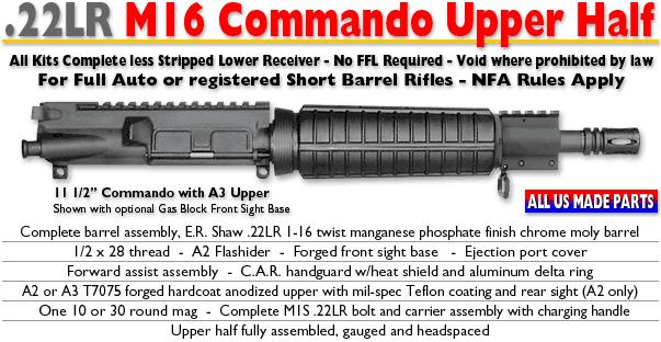.22LR Commando Upper