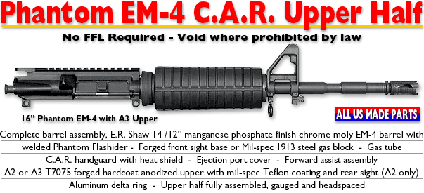 5.56 NATO Phantom EM-4 Upper