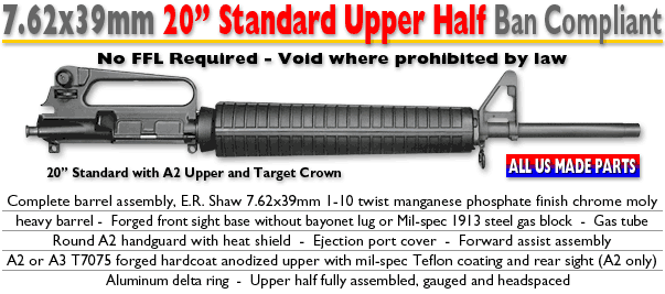 7.62x39 AWB Stnd. Upper