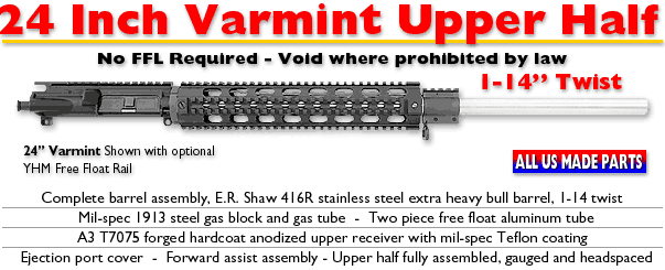24-inch 1-14 5.56 NATO Var Upper